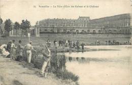 78 VERSAILLES PECHEURS A LA LIGNE LA PIECE D'EAU - Versailles