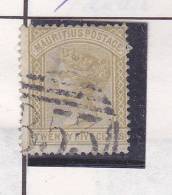 ILE MAURICE N° 61  25C JAUNE OLIVE REINE VICTORIA OBL - Mauricio (...-1967)