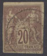 #41# COLONIES GENERALES N° 34 Oblitéré Basse-Terre (Guadeloupe) - Sage