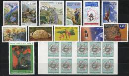 AD1194. ANDORRE / PRINCIPAT D´ANDORRA (2003) - Séries And Carnet Neufs / Mint Sets And Booklet - Unused Stamps