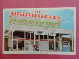 Hye Texas  Post Office    Not Mailed   ---   Ref 929 - Other & Unclassified