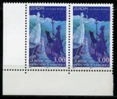 AD1199. ANDORRE / PRINCIPAT D´ANDORRA (1997) - EUROPA - La Dama Blanca X 2 - Unused Stamps