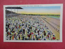 Rhode Island > Pawtucket  Narragansett Race Track   Not Mailed     Ref 929 - Pawtucket