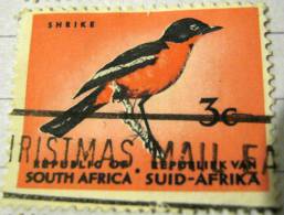 South Africa 1961 Shrike Bird 3c - Used - Oblitérés