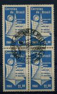 Brésil Ob N° 697 En Bloc De 4 - Championnats Du Monde De Volley-ball - Used Stamps