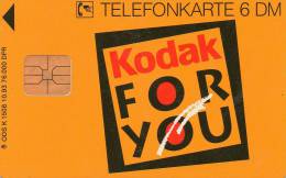 T 6 DM 10/1993 KODAK - A + AD-Series : Werbekarten Der Dt. Telekom AG