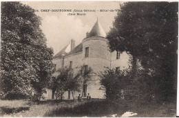 CPA PEU COMMUNE CHEF BOUTONNE  HOTEL DE VILLE COTE NORD CPA NO 354 - Chef Boutonne