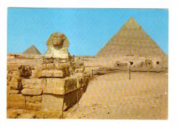 Egypte: Gizeh, Giza, The Great Sphinx And Khefreh Pyramid (13-1250) - Guiza