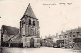 60-Environs De Compiègne-ATTICHY- L'Eglise- Enfants écoles - Attichy