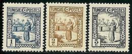 Tunisie - Année 1931-33 - Y & T  N° 161 - 162 - 163 * Très Légère Trace Charnière - TB - Unused Stamps