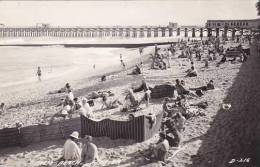 Florida Palm Beach Pier & Beach Real Photo RPPC - Palm Beach