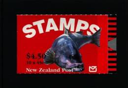 NEW ZEALAND - 1993  $ 4.50  BOOKLET  FISH STAMPS  MINT NH - Postzegelboekjes