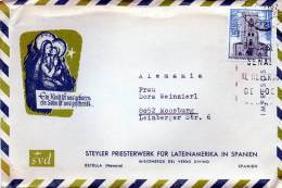 Brief Spanien, 1967, Nach Moosburg - Briefe U. Dokumente