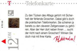 CARTE T 12 DM 05/95 VERSUCHEN SIE... - A + AD-Series : Werbekarten Der Dt. Telekom AG