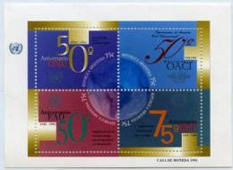 1222. ARGENTINA / ARGENTINE (1995) - Aniversarios ONU - OACI - FAO - OIT - Ungebraucht