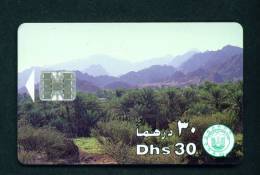 UNITED ARAB EMIRATES - Chip Phonecard As Scan - United Arab Emirates