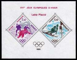 MONACO - BLOC SPECIAL N° 12 ** - J.O HIVER LAKE PLACID - Hiver 1980: Lake Placid