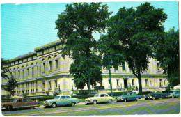 Detroit Public Library - Woodward Avenue - & Old Cars, Library - Detroit