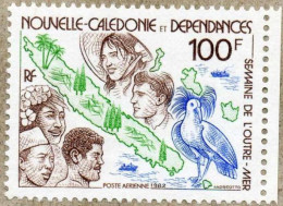 NOUVELLE -CALEDONIE : Semaine De L'Outre-Mer (population Diverse, Faune Et Carte). - Unused Stamps