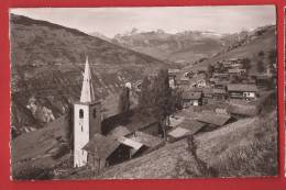 YHER-41 Hérens Village De St-Martin, Diablerets Et Oldenhorn. Cachet 1945. Gyger 9569 - Saint-Martin