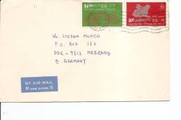 Hong-Kong -Année Du Lièvre ( Lettre Par Avion De 1980 Vers L'Allemagne à Voir) - Storia Postale