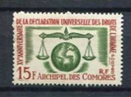 Comores 1963. Yvert 28 ** MNH. - Other & Unclassified