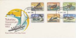 Tokelau 1983 Transports FDC - Tokelau