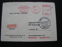 == Ungarn Express 1970 Ankunft Berlin Kammergericht Schöner Stempel - Cartas & Documentos
