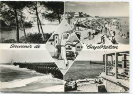 CPSM 40 SOUVENIR DE CAPBRETON MULTI VUES   Grand Format 15 X 10,5 - Capbreton