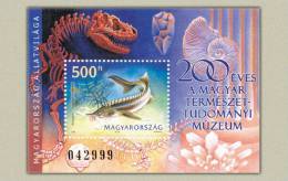 Hungary 2002. Animals Of Hungary Fishes Sheet MNH (**) Michel: Block 232 / 6.50 EUR - Unused Stamps