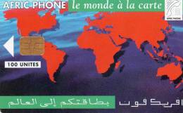 CARTE AFRIC PHONE MAROC	100 UNITES - Maroc