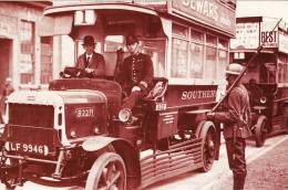Postcard LGOC Southern Bus General Strike 1926 Soldier Nostalgia - Strikes