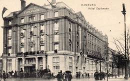 Hotel Esplenade Hamburg 1905 Postcard - Harburg