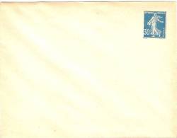 LPP12 - FRANCE - EP ENVELOPPE SEMEUSE CAMEE 30c IMPRESSION FAIBLE DU FILET DE GAUCHE - Standard Covers & Stamped On Demand (before 1995)