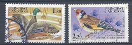 130202537  ANDORRA FR..  YVERT   Nº  342/3 - Used Stamps