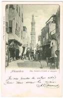 "Alexandrie - Rue Gamah-el-Cheih Et Mosquée" - Alexandria