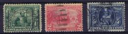 USA: 1907 Scott 328-330 Used - Used Stamps