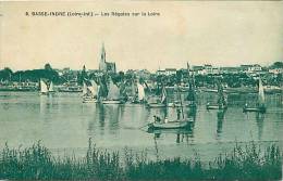 Depts Divers -loire Atlantique- Ref 174- Basse Indre - Les Regates Sur La Loire - Voiliers  - - Basse-Indre