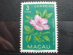 Macau 395 ** Mnh, Indische Azalee (Rhododendron Indicum) - Ungebraucht