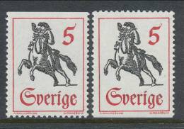 Sweden 1967 Facit # 612 B-types, Definitive Stamps 5 öre, MNH (**) - Neufs