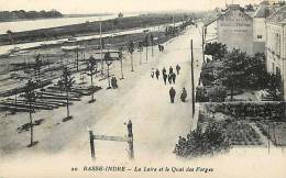 Depts Divers -loire Atlantique- Ref 130- Basse Indre - La Loire Et Le Quai Des Forges -carte Bon Etat  - - Basse-Indre