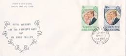 Gilbert & Ellice Islands 1973 Royal Wedding FDC - Gilbert- Und Ellice-Inseln (...-1979)