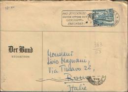 1953 PRO JUVENTUTE BERN 1 X ROMA - Postage Meters