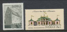 Sweden 1970 Facit # 700-701. Notable Buildings  MNH (**) - Neufs