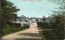 COLOURED POSTCARD BOTANIC GARDENS - GLASGOW - - Dunbartonshire