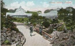 COLOURED POSTCARD IN BOTANIC GARDENS - GLASGOW - Children In Sunday Best - Dunbartonshire