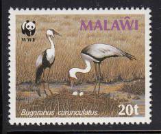 Malawi MNH Scott #496 20t Cranes Nesting (Bugeranus Carunculatus) - World Wildlife Fund - Malawi (1964-...)