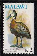 Malawi MNH Scott #244 2k White Face Tree Duck - Birds - Malawi (1964-...)