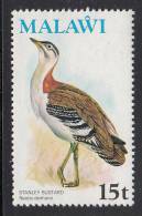 Malawi MNH Scott #239 15t Stanley Bustard - Birds - Malawi (1964-...)