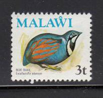 Malawi MNH Scott #235 3t Blue Quail - Birds - Malawi (1964-...)